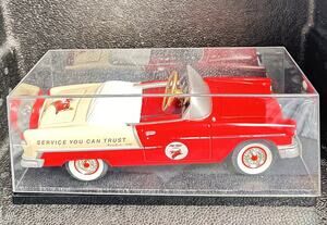 A-3 1955 Chevy Bel Air Pedal Car Texaco Fire Chief Gearbox Diecast Vintage